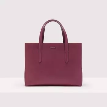 Сумочка из сафьяновой кожи Coccinelle SWAP TEXTURED MEDIUM, красный