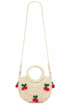 Сумочка из соломки Cherry Petit Moments, beige