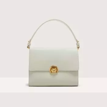 Сумочка из зернистой кожи Coccinelle BINXIE MEDIUM, зеленый