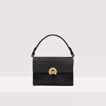 Сумочка из зернистой кожи Coccinelle BINXIE SMALL, черный