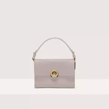 Сумочка из зернистой кожи Coccinelle BINXIE SMALL, серый