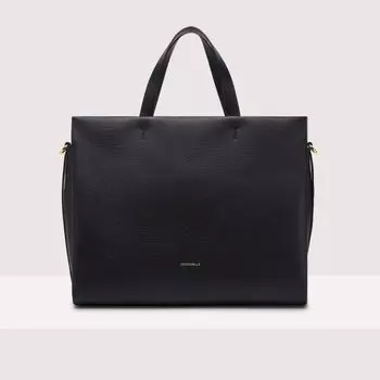 Сумочка из зернистой кожи Coccinelle BOHEME LARGE, черный