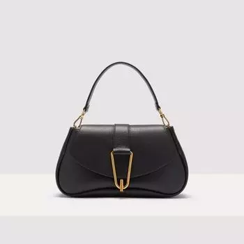 Сумочка из зернистой кожи Coccinelle HIMMA MEDIUM, черный