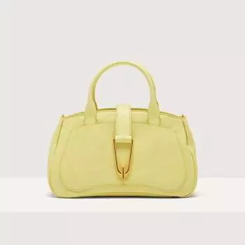 Сумочка из зернистой кожи Coccinelle HIMMA MEDIUM, зеленый