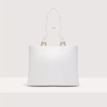 Сумочка из зернистой кожи Coccinelle HOP ON MEDIUM, белый