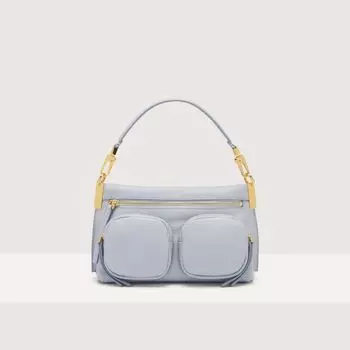 Сумочка из зернистой кожи Coccinelle HYLE SMALL, синий