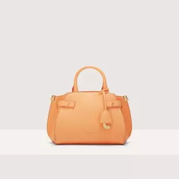 Сумочка из зернистой кожи Coccinelle KLICH SMALL, санрайз