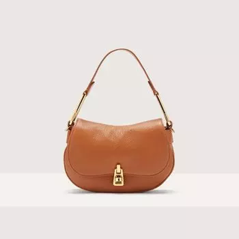 Сумочка из зернистой кожи Coccinelle MAGIE SOFT MINI, коричневый