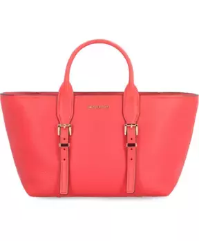 Сумочка из зернистой кожи со съемным ремешком. Michael Kors, красный
