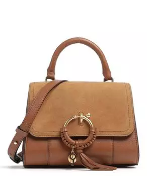 Сумочка Joan из мелкозернистой яловой кожи See By Chlo, коричневый