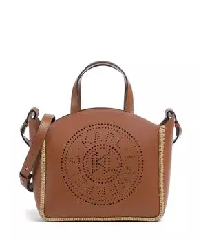 Сумочка K/Circle из мелкозернистой коровьей кожи Karl Lagerfeld, коричневый