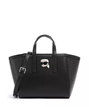 Сумочка k/ikonik 2.0 из мелкозернистой яловой кожи Karl Lagerfeld, черный