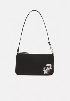 Сумочка KARL LAGERFELD IKONIK POUCH, черный