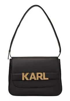 Сумочка KARL LAGERFELD K/LETTERS FLAP, черный