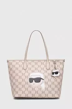 Сумочка Карла Лагерфельда Karl Lagerfeld, бежевый