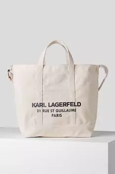 Сумочка Карла Лагерфельда Karl Lagerfeld, бежевый