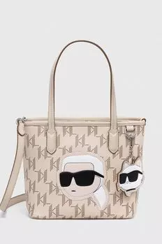 Сумочка Карла Лагерфельда Karl Lagerfeld, бежевый