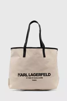 Сумочка Карла Лагерфельда Karl Lagerfeld, бежевый
