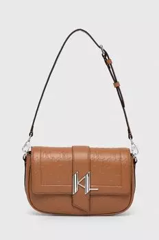 Сумочка Карла Лагерфельда Karl Lagerfeld, коричневый