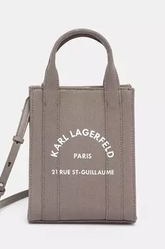 Сумочка Карла Лагерфельда Karl Lagerfeld, коричневый