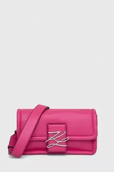 Сумочка Карла Лагерфельда Karl Lagerfeld, розовый