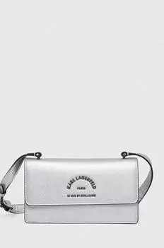 Сумочка Карла Лагерфельда Karl Lagerfeld, серебро
