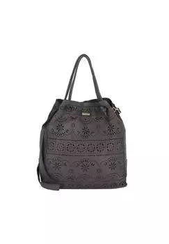 Сумочка кожаная 36 см CATERINA LUCCHI, цвет Nero