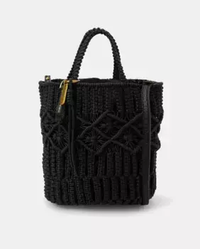 Сумочка крючком с внутренней сумкой Tintoretto, черный