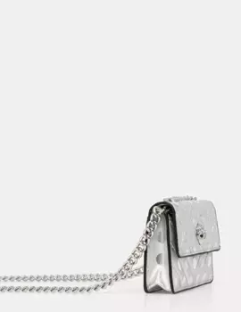 Сумочка Kurt Geiger London, серебряный