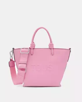 Сумочка La Rue с фирменными деталями Tous, розовый