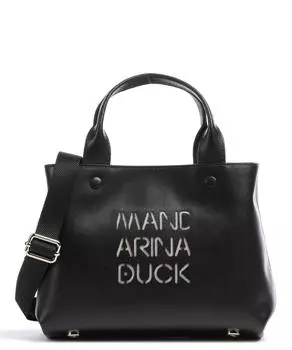 Сумочка Lady Duck из мелкозернистой телячьей кожи. Mandarina Duck, черный
