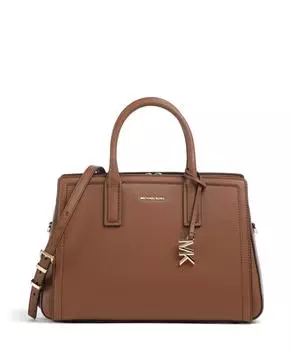 Сумочка Laila из зернистой коровьей кожи Michael Kors, коричневый