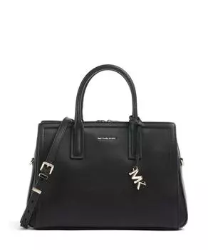 Сумочка Laila из зернистой коровьей кожи Michael Kors, черный
