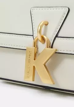 Сумочка Lock Shoulderbag KARL LAGERFELD, кремовый