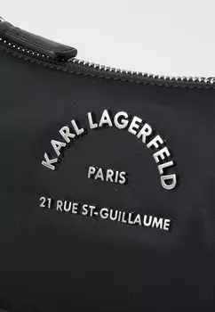 Сумочка LOGO SHOULDERBAG KARL LAGERFELD, черный