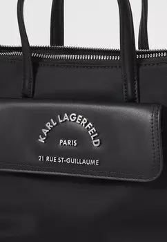 Сумочка LOGO TOTE KARL LAGERFELD, черный