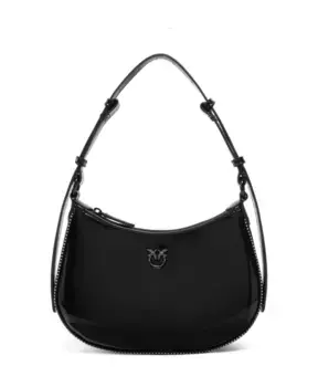 Сумочка Love Birds с пайетками Pinko, черный