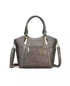Сумочка Lucy Tote от Mia K Mkf Collection, серебряный