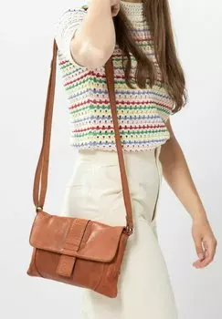 Сумочка Manfield, коньяк