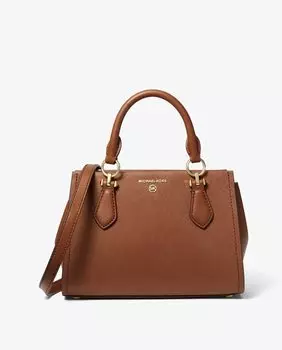 Сумочка Marilyn из коричневой кожи, трансформируемая в сумку через плечо Michael Michael Kors, коричневый