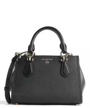 Сумочка Marilyn из сафьяновой яловой кожи Michael Kors, черный