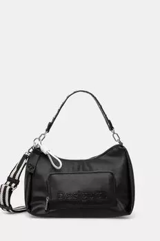 Сумочка MAYARI MAXI с логотипом HALF LOGO Desigual, черный