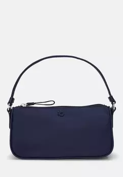 Сумочка MEDIUM NYLON TOP-HANDLE POUCH Lauren Ralph Lauren, темно-синий