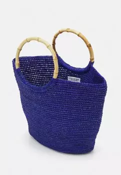 Сумочка Medium Oval Base With Double Handle Sensi Studio, королевский синий