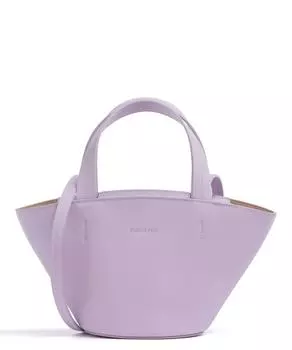Сумочка Minimal City из мелкозернистой кожи Patrizia Pepe, фиолетовый