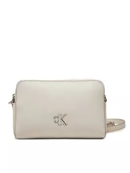 Сумочка Minimal Monogram Camera Bag 20 LV04K3162G Calvin Klein Jeans, экрю