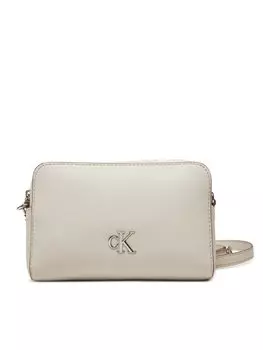 Сумочка Minimal Monogram Camera Bag 20 LV04K3162G Calvin Klein Jeans, экрю
