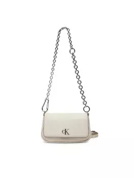 Сумочка Minimal Monogram Shoulder Bag20 LV04K3134G Calvin Klein Jeans, экрю