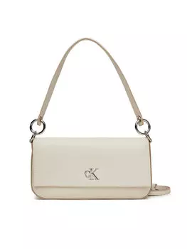 Сумочка Minimal Monogram Shoulder Pouch LV04K3161G Calvin Klein Jeans, белый