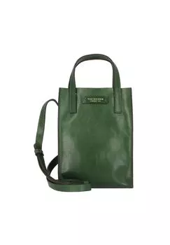 Сумочка Mirra кожаная 15,5 см THE BRIDGE, цвет Smeraldo